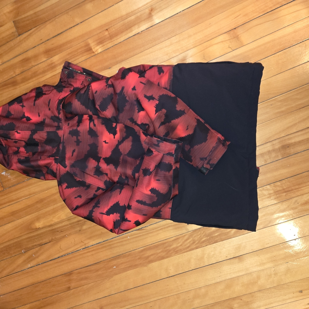 Under Armour Red and Black Camouflage Jacket